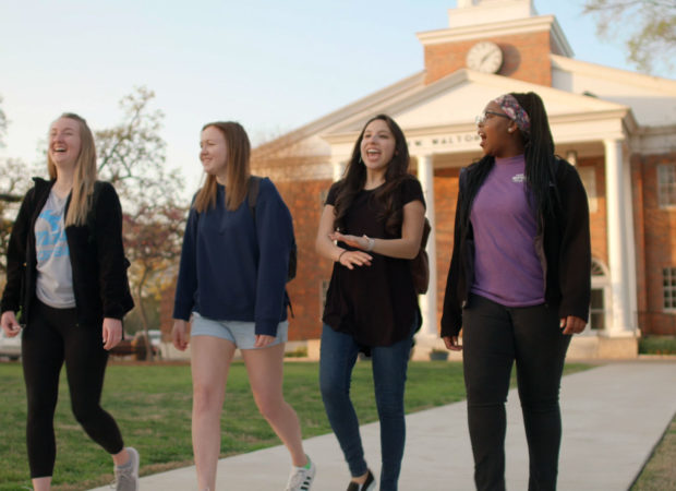 Students at the University of Mary Hardin-Baylor in Temple, TX