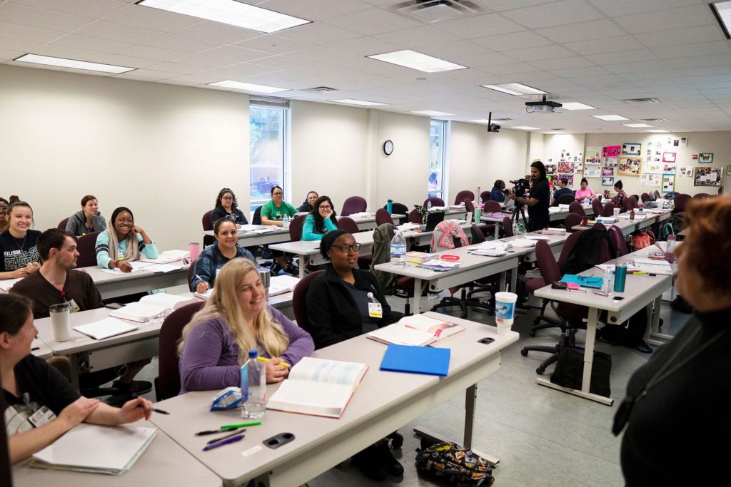 Temple TX’s workforce sitting in a lecture hall