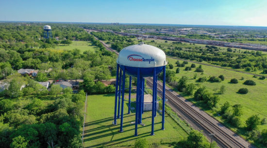 Temple water tower