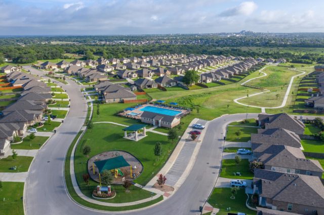 The Wyndam Hills neighborhood in West Temple, TX features a community swimming pool