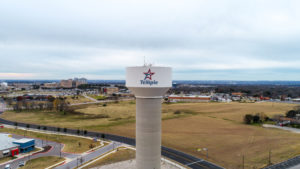 Temple Texas water tower